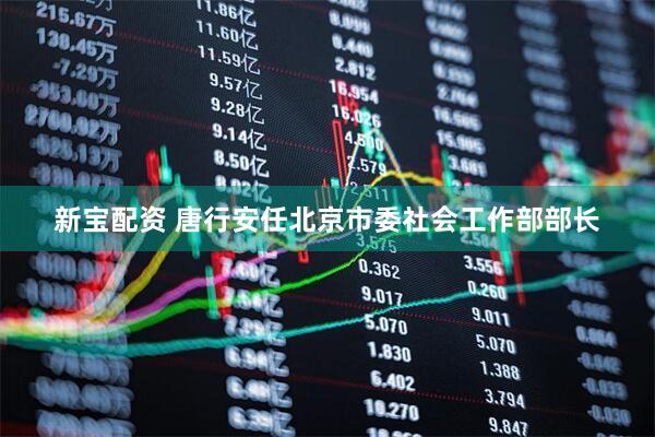 新宝配资 唐行安任北京市委社会工作部部长