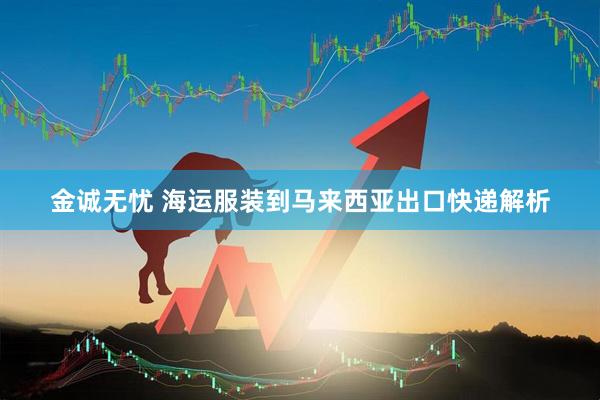 金诚无忧 海运服装到马来西亚出口快递解析